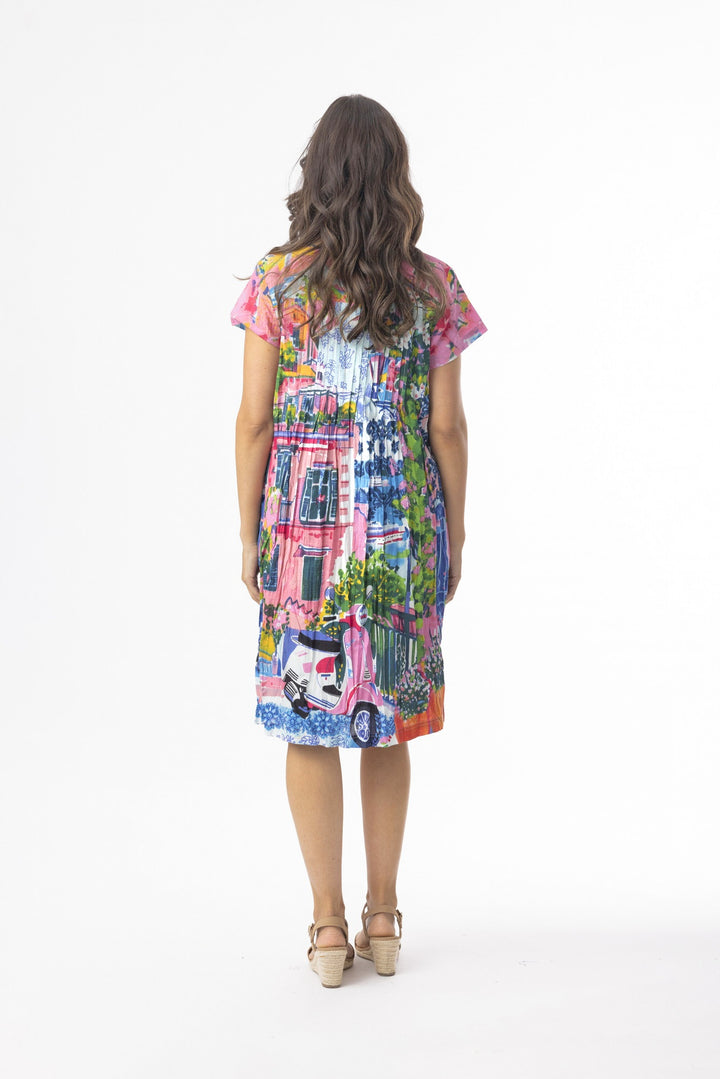Orientique Cotton Easy Fit Dress Scooter With Pockets (please check measurements)