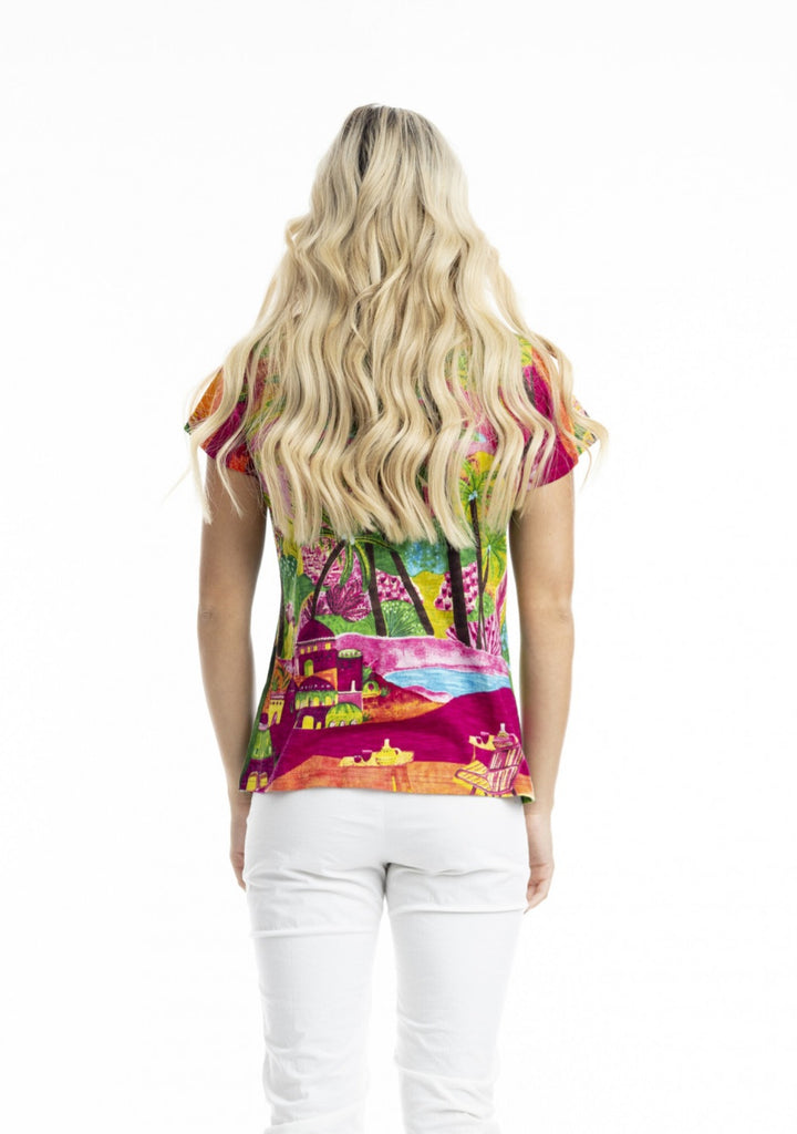 Orientique V Neck Marakesh T Shirt